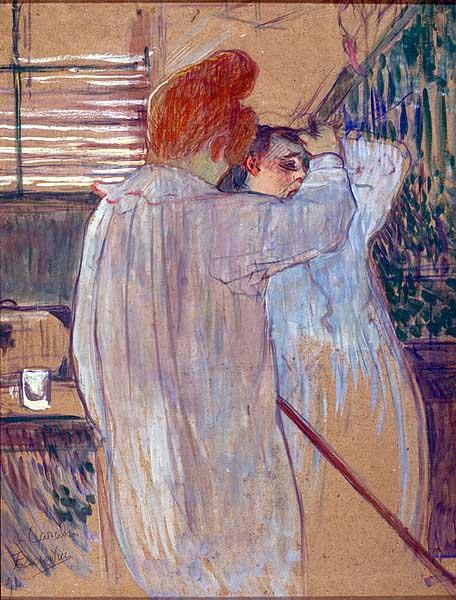 Henri de toulouse-lautrec Two Women in Nightgowns oil painting picture